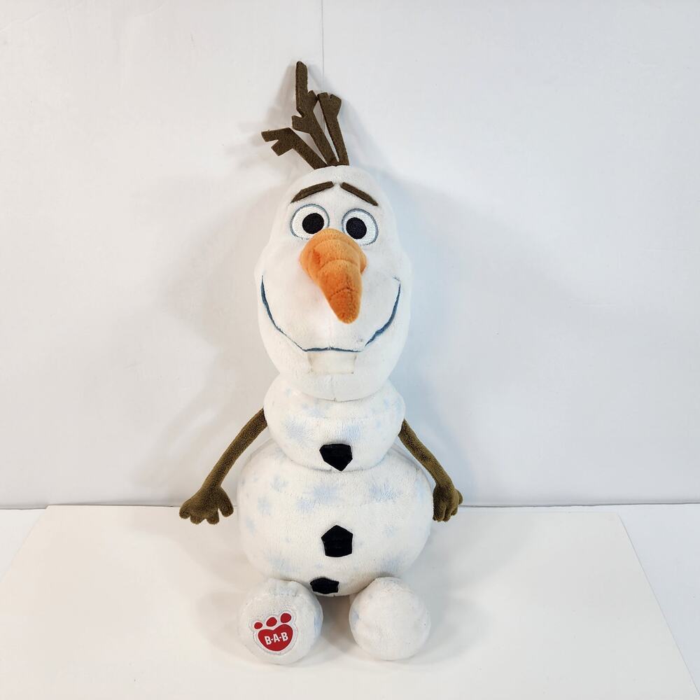 Build A Bear Disney Frozen Olaf Snowman Plush BAB Stuffed Animal